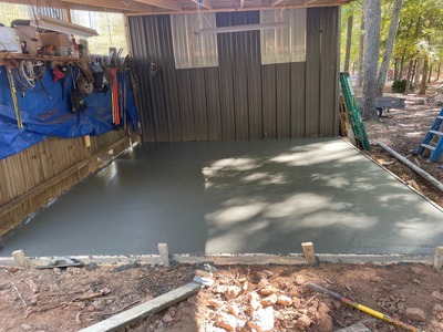A Helping Hand Construction LLC concrete work